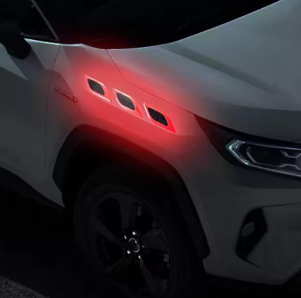 Carbon Fiber Graphic Car Reflective Sticker-Light